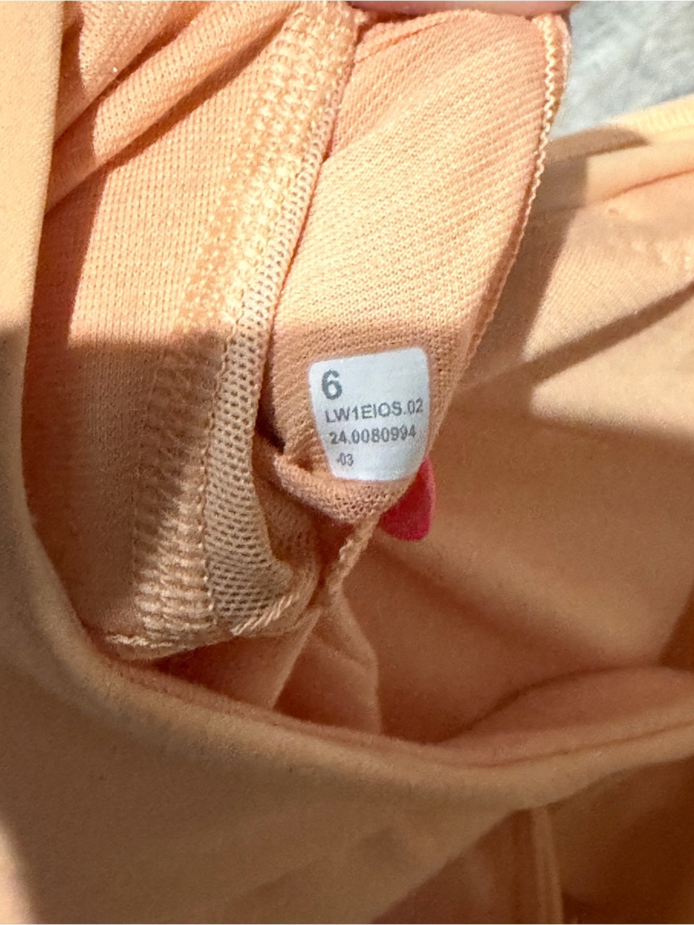 Lululemon NWOT Peach Bellini Align Tank Dress - size 6 - Picture 3 of 9